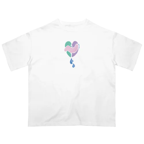 HEART BREAK オーバーサイズTシャツ