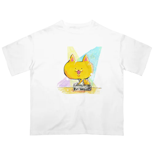 DJねこ オーバーサイズTシャツ