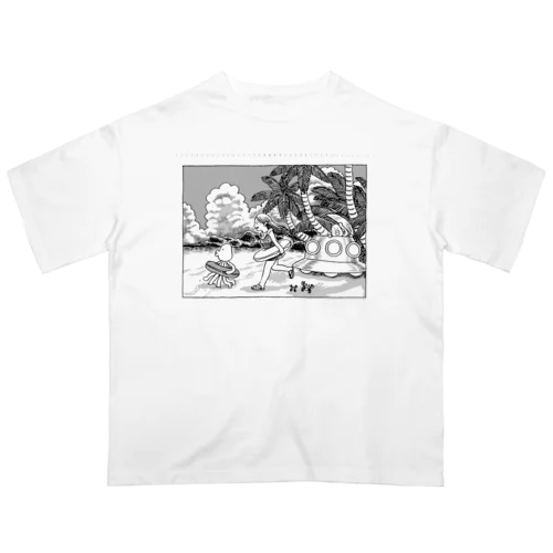 宇宙人の夏 Oversized T-Shirt