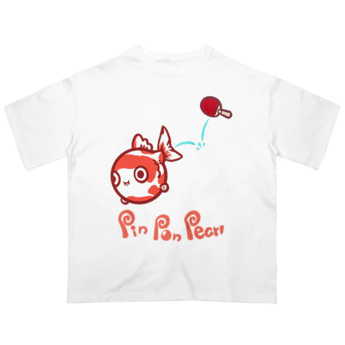 ピンポン🏓パールTシャツ Oversized T-Shirt