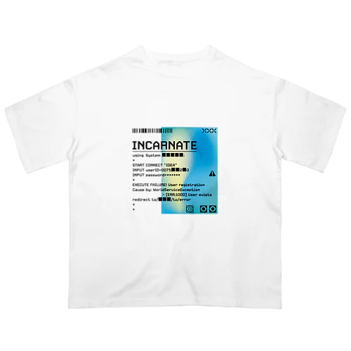 パーカー【Log・Skyblue】 オーバーサイズTシャツ