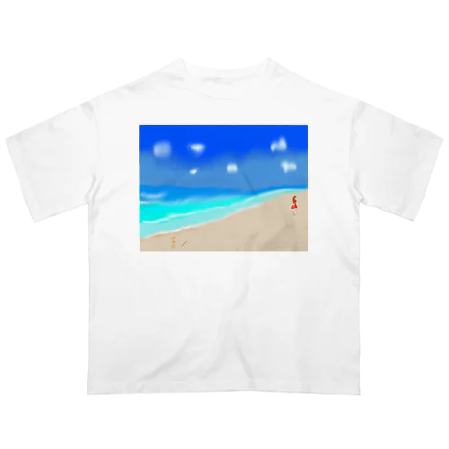 夏の淡い初恋 オーバーサイズTシャツ