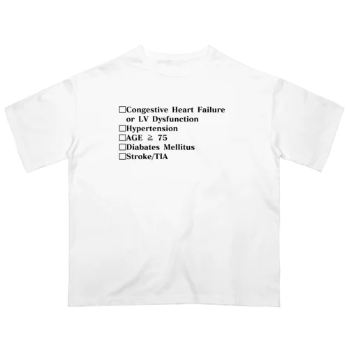 CHADS2チェックリスト オーバーサイズTシャツ