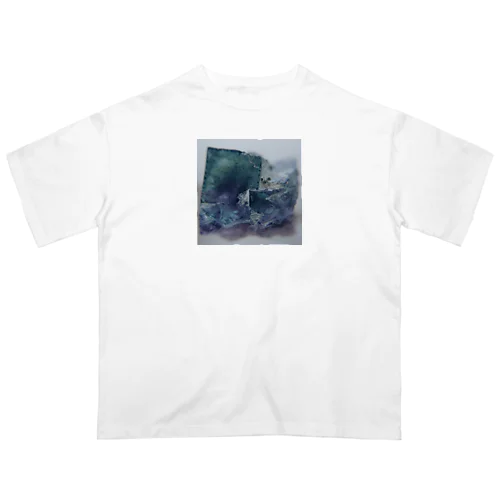 宝石シリーズ 鉱物 フローライト Oversized T-Shirt