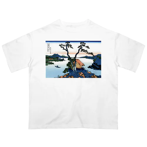 葛飾北斎_冨嶽三十六景　信州諏訪湖 Oversized T-Shirt