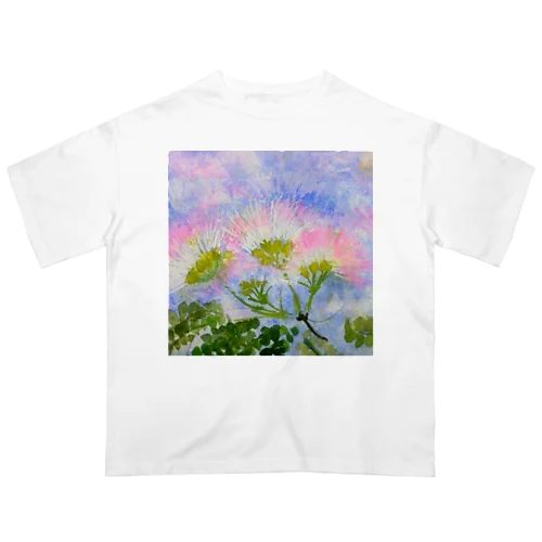 ネムノキの花 オーバーサイズTシャツ