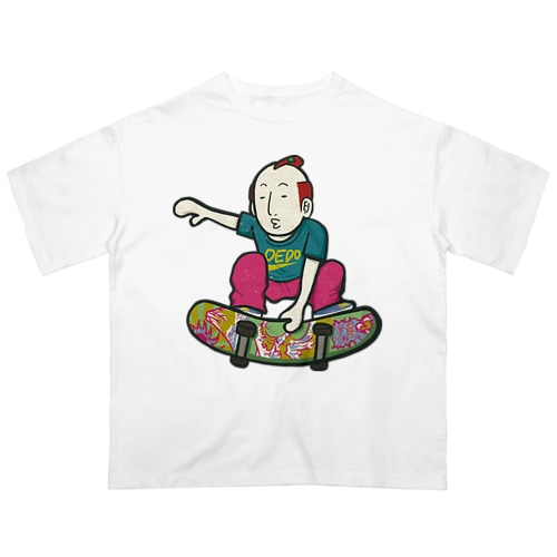 Skateboard Boy(BIG Graphic) Oversized T-Shirt