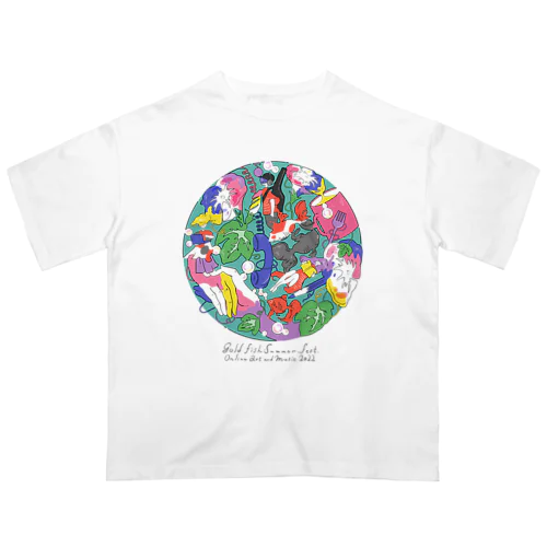 金魚たちの夏祭り 2022カラーモデル オーバーサイズTシャツ