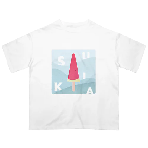 スイカバー・ザ・サマー Oversized T-Shirt