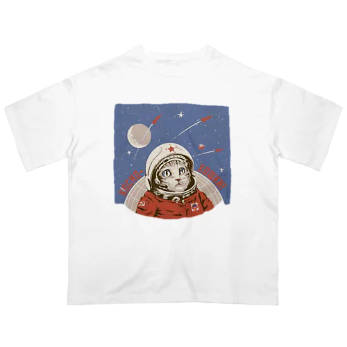 🪐宇宙への大冒険！〜Space Cat Project!〜🌍 オーバーサイズTシャツ