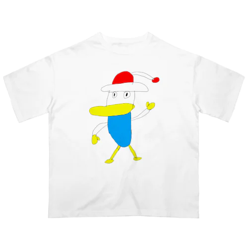 4代目アヒル Oversized T-Shirt