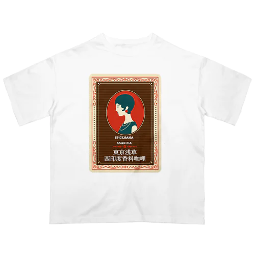 SPICEMAMAのママ オーバーサイズTシャツ