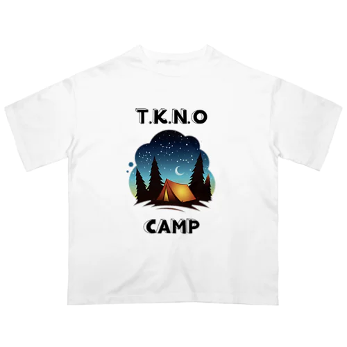 透明tkno Oversized T-Shirt