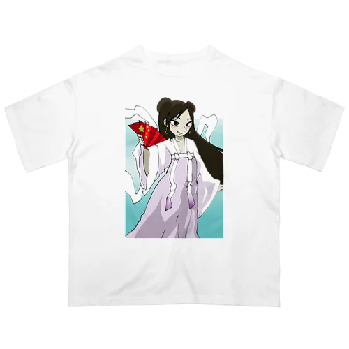 漢服女性 オーバーサイズTシャツ