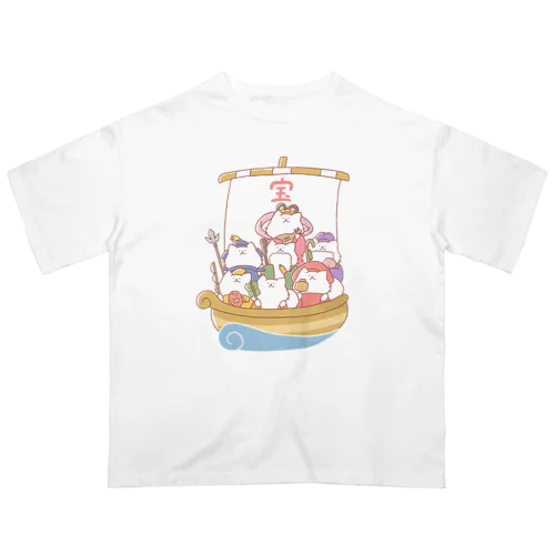 七福神にゃんこ Oversized T-Shirt