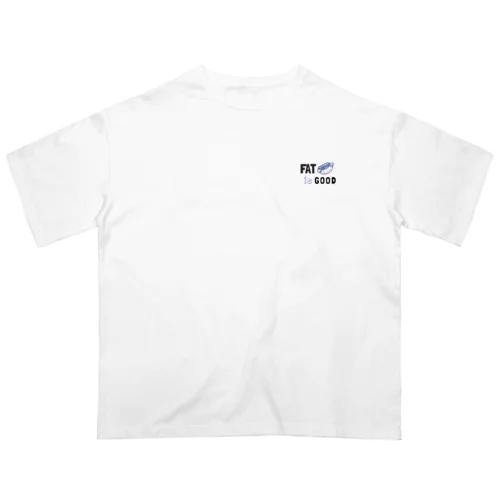 FAT is GOOD  半袖Tシャツ　黒文字ロゴ Oversized T-Shirt