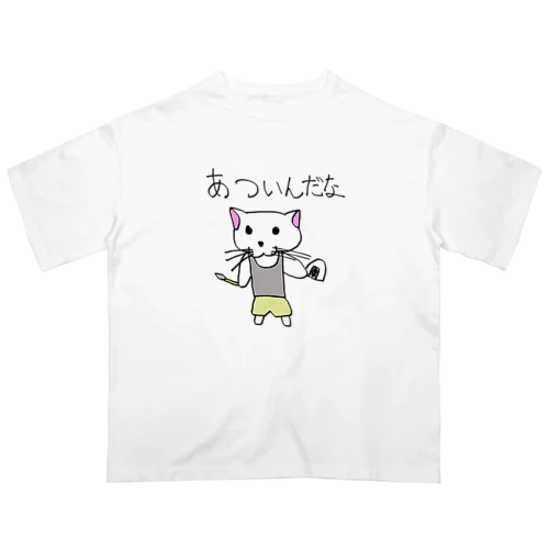 裸のにゃん将 オーバーサイズTシャツ