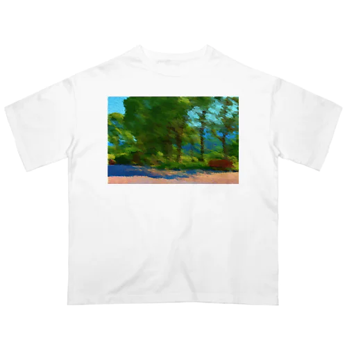 緑豊かな公園 Oversized T-Shirt