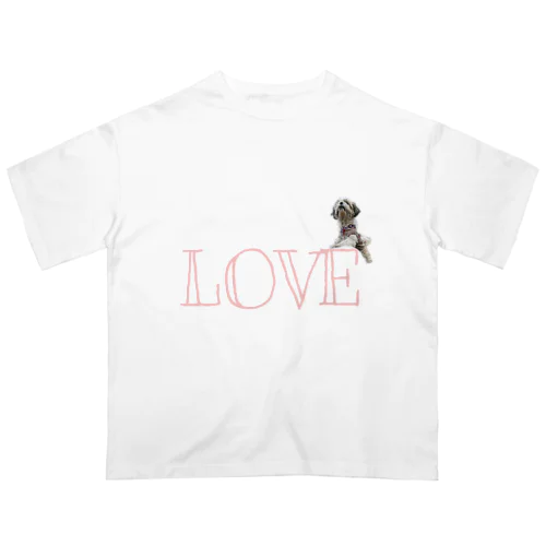 LOVE レナですっ オーバーサイズTシャツ