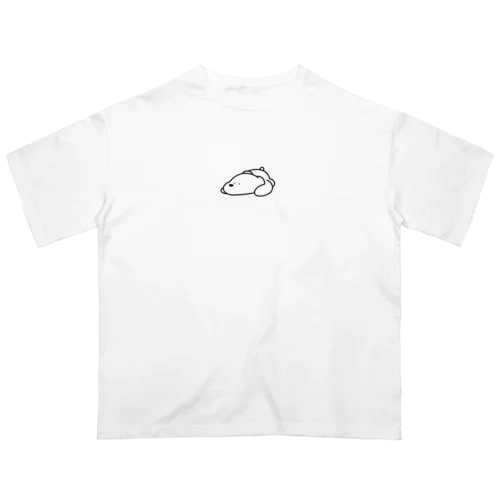 しろくま(仮)寝そべり Oversized T-Shirt