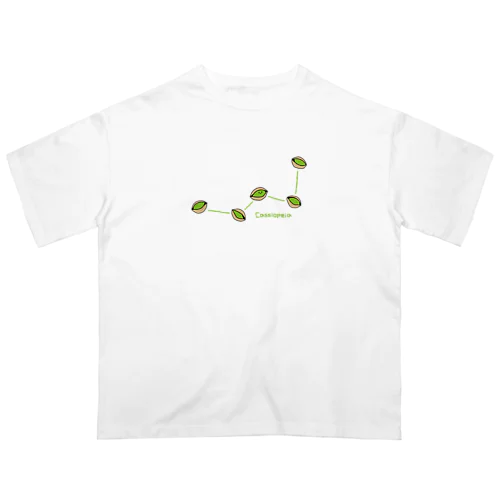 ピスターチオ／カシオペヤ座 オーバーサイズTシャツ