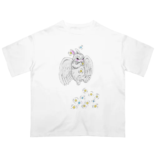 angel bunny #3 天使うさぎ オーバーサイズTシャツ