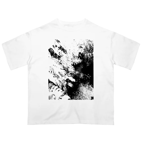 botanical garden-waterfall Oversized T-Shirt