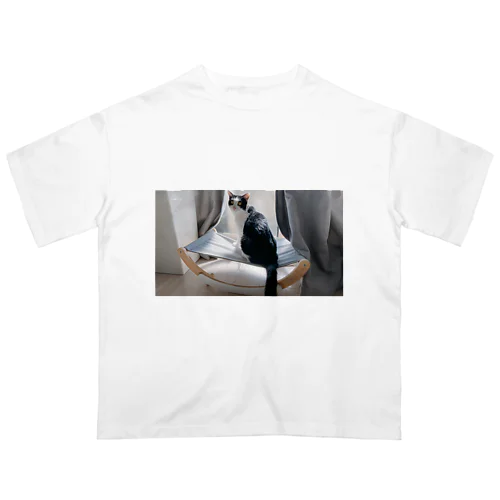 エモい感じの猫 Oversized T-Shirt