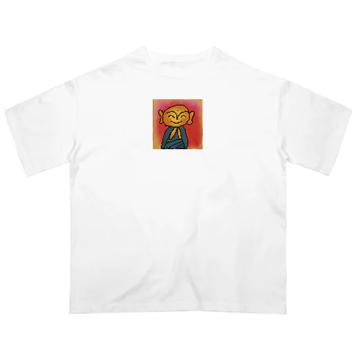 ドットお地蔵さん Oversized T-Shirt