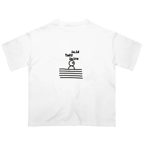 理想、情報(ウリ文字) オーバーサイズTシャツ