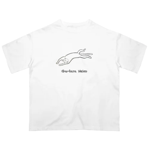 ぐーたら猫 オーバーサイズTシャツ