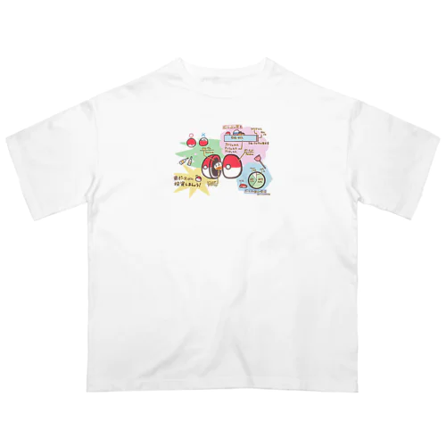 ポーランドボール　ポーラン概要 Oversized T-Shirt