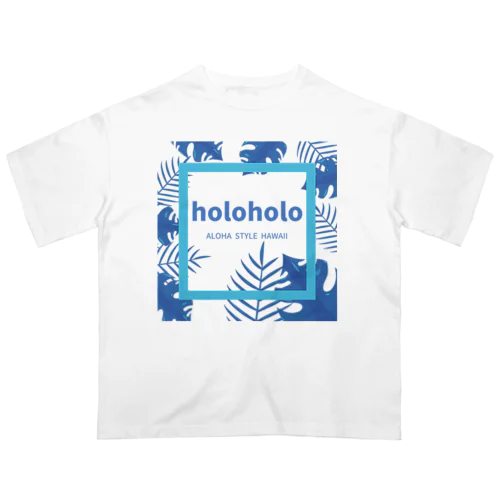 holoholo（ホロホロ）ハワイ語　ブルー オーバーサイズTシャツ