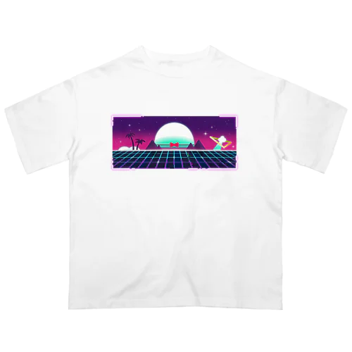 ICHIBO-SynthWave Oversized T-Shirt