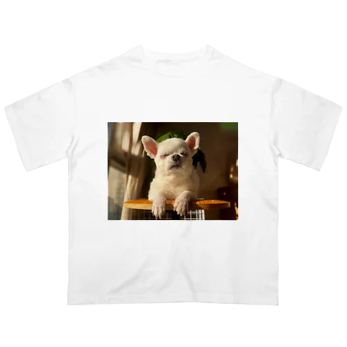 老犬は世界で一番素晴らしい オーバーサイズTシャツ