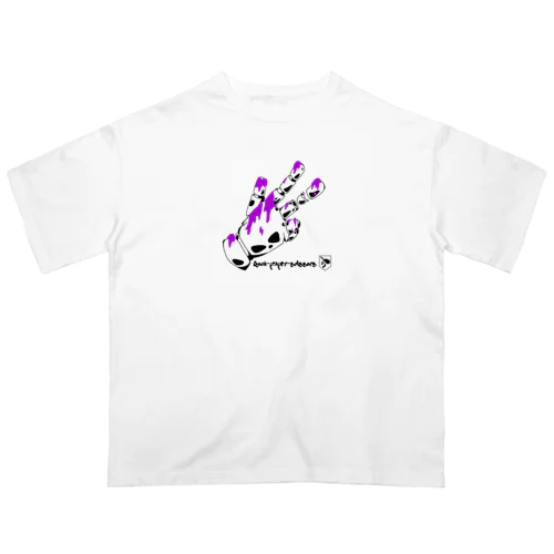 RPSハンドりゃー　ロゴ付き オーバーサイズTシャツ
