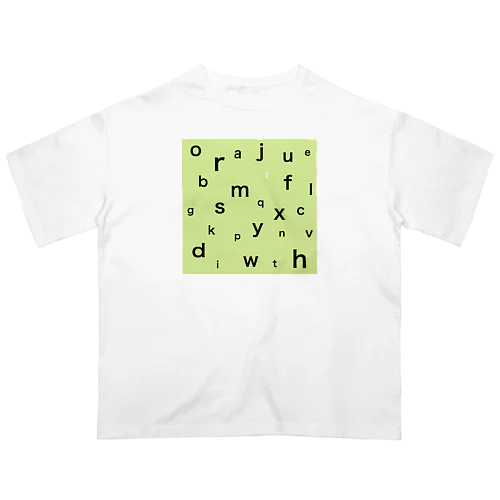 アルファベットたち オーバーサイズTシャツ