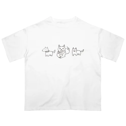 ウニの犬 オーバーサイズTシャツ