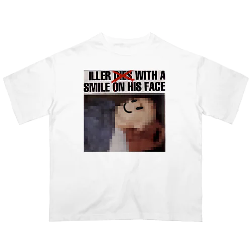 ILLER D**S WITH A SMILE ON HIT FACE オーバーサイズTシャツ