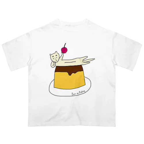 Purin on Pudding オーバーサイズTシャツ