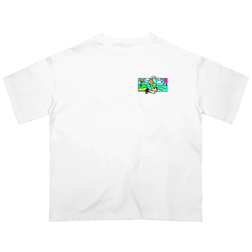 Sの女の子(one point) Oversized T-Shirt