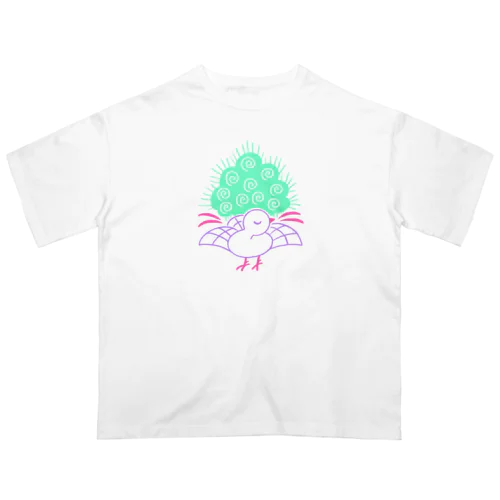 麻雀🀄️一索(イーソー) オーバーサイズTシャツ