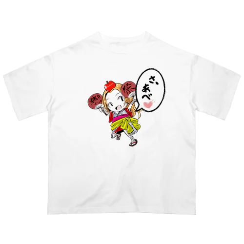 津軽弁ガールあんな🍎【公式アイテム】 Oversized T-Shirt