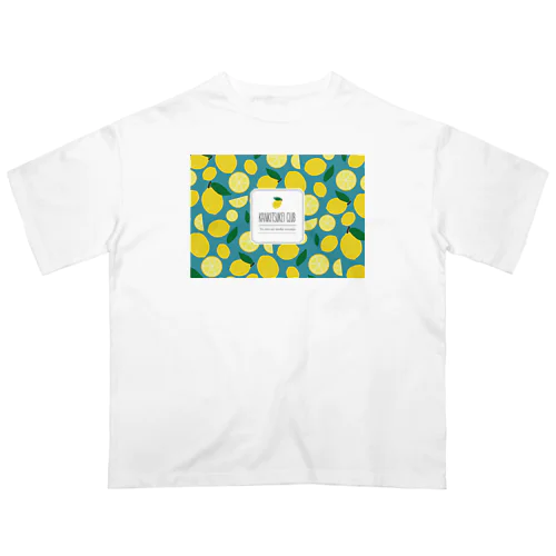 カンキツケイ倶楽部 -ブルー Oversized T-Shirt