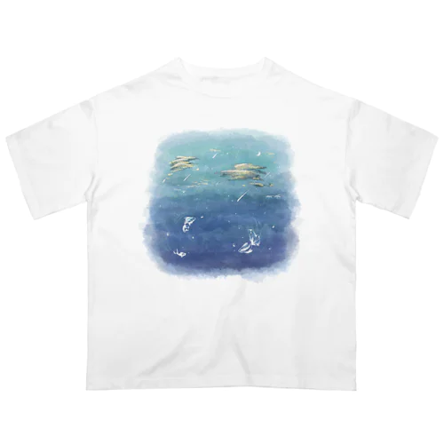 空を泳ぐ オーバーサイズTシャツ