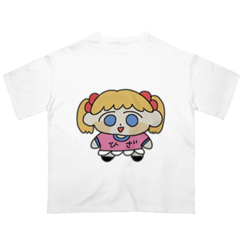 (明るい色用)ひざちゃんてーしゃつ オーバーサイズTシャツ