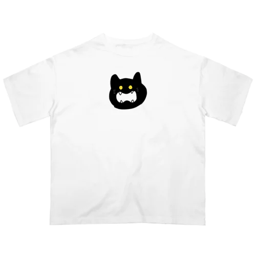 シャーしてるクロネコ オーバーサイズTシャツ