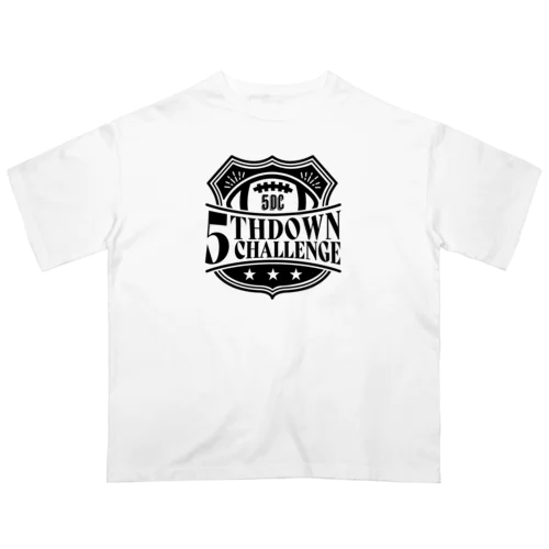 5thdownチャレンジデカロゴ オーバーサイズTシャツ