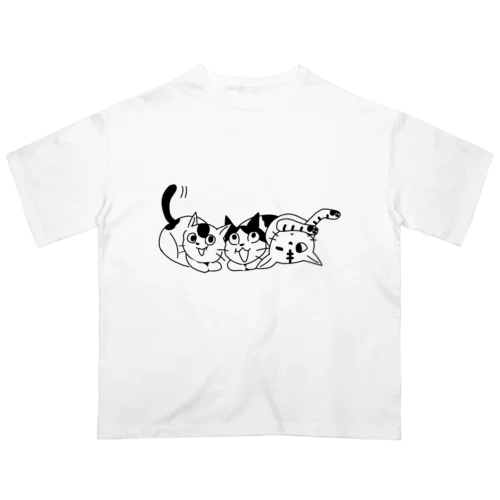 コロコロニャンコ三兄弟 Oversized T-Shirt