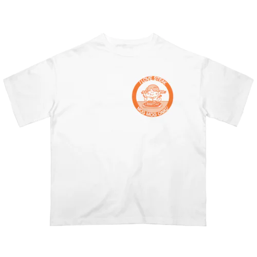 架空店舗シリーズ　ステーキMOGMOG Oversized T-Shirt